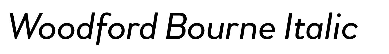 Woodford Bourne Italic